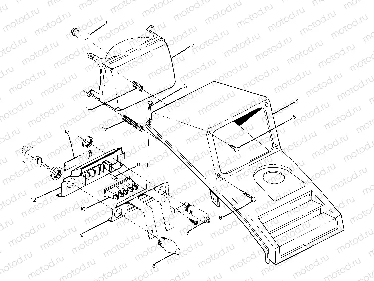 HEADLIGHT ASSEMBLY  BIG BOSS 4X6 (4919801980009A) | HEADLIGHT ASSEMBLY  BIG BOSS 4X6 (4919801980009A)