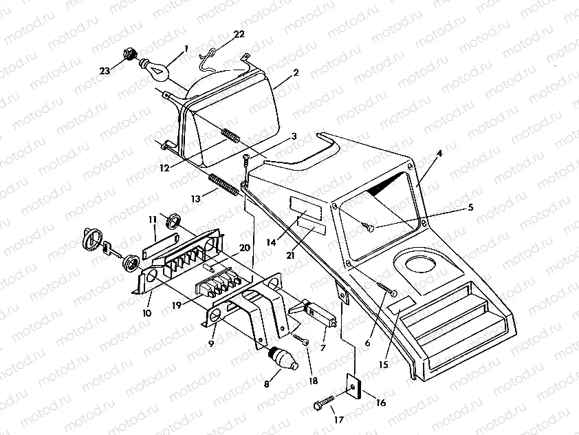 HEADLIGHT ASSEMBLY Trail Blazer / W927221 (4922852285007A) | HEADLIGHT ASSEMBLY Trail Blazer / W927221 (4922852285007A)