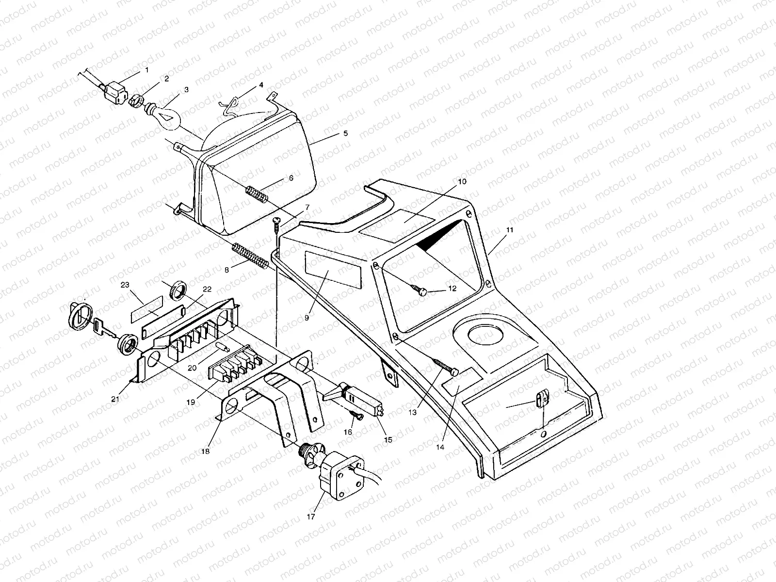 HEADLIGHT ASSEMBLY - W937527 (4924022402a013) | HEADLIGHT ASSEMBLY - W937527 (4924022402a013)