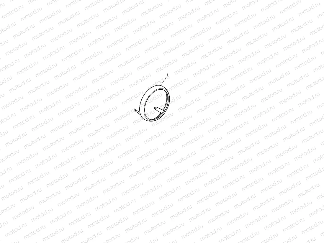 Headlight Bezel, Black