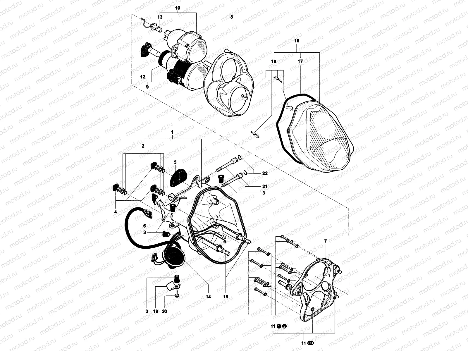 Headlight Components