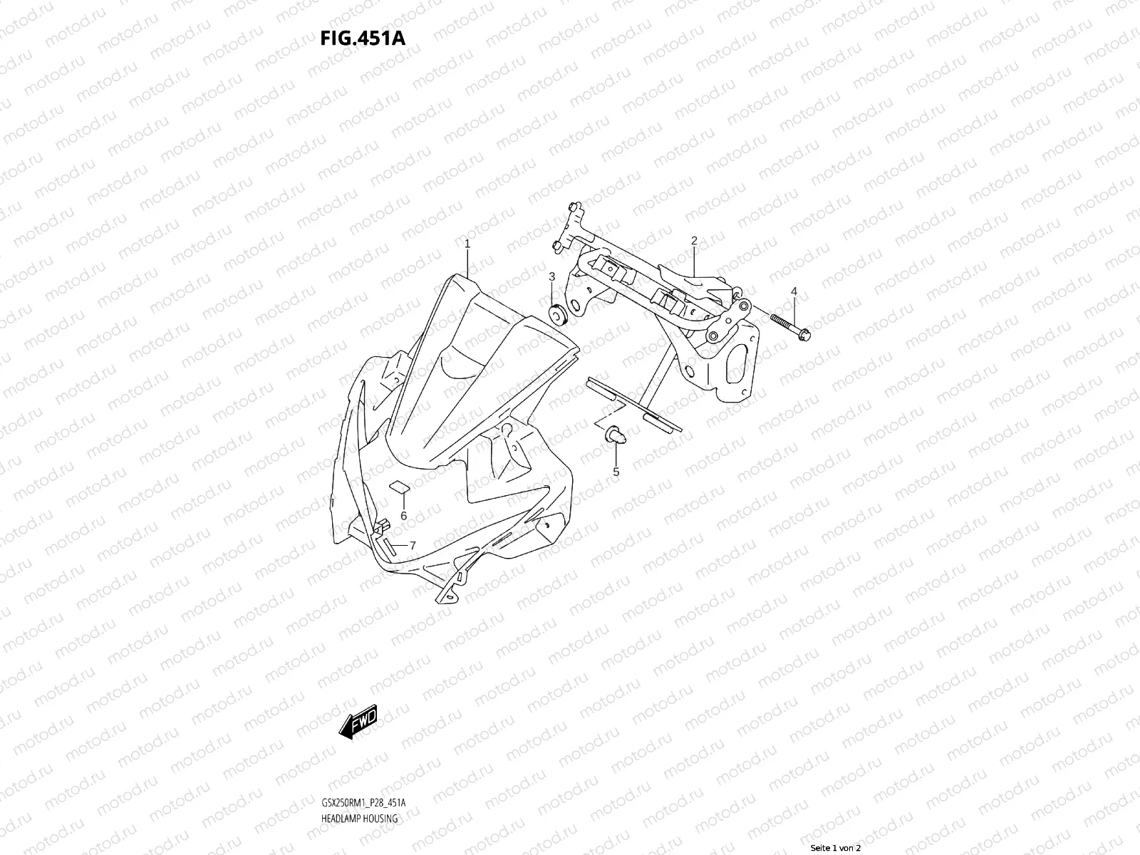 HEADLIGHT HOUSING