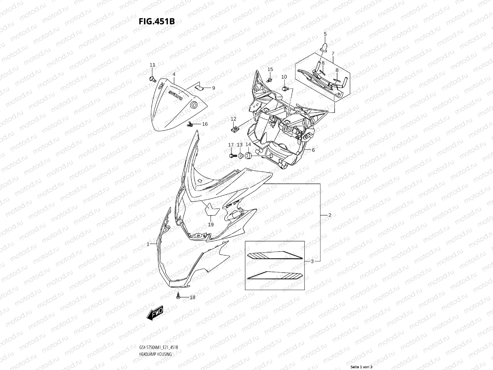 HEADLIGHT HOUSING (Z)