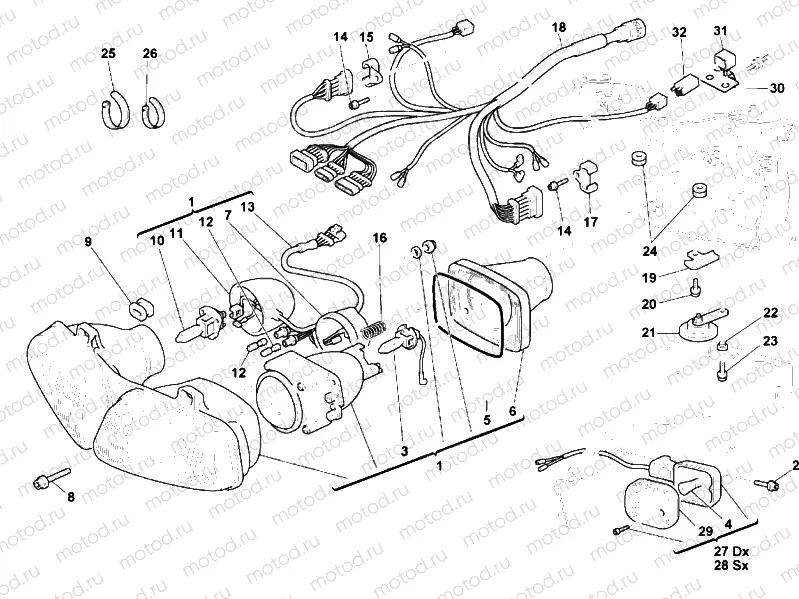 HEADLIGHT » LIGHTING SYSTEM
