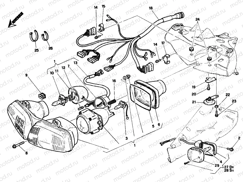 HEADLIGHT » LIGHTING SYSTEM