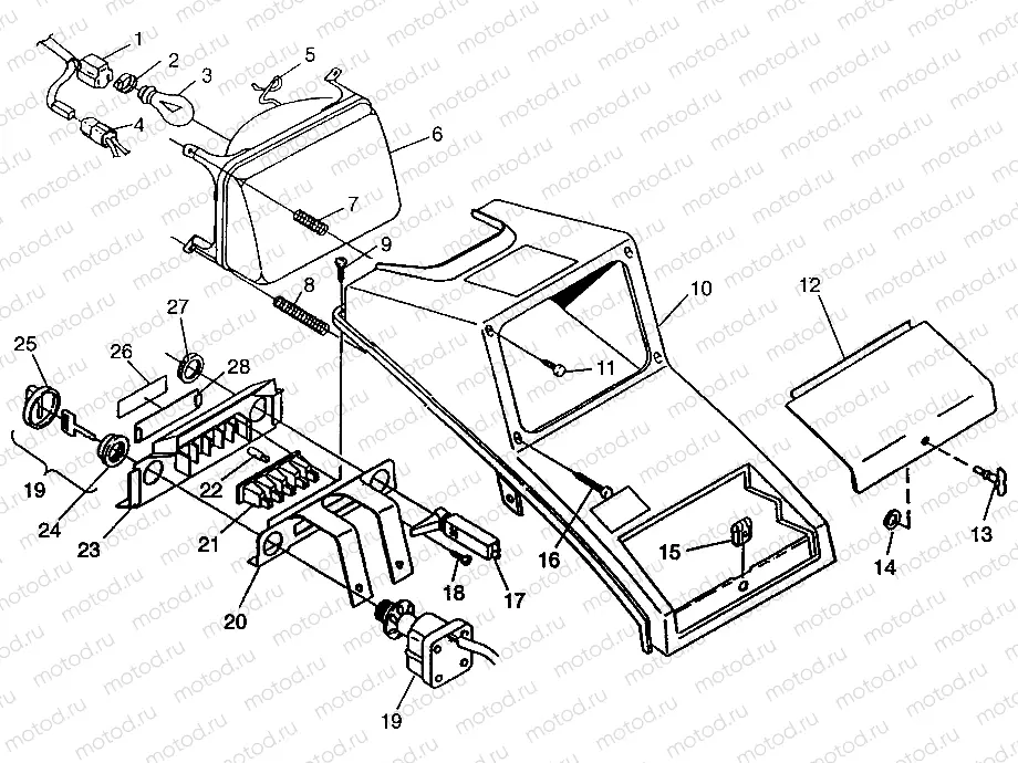 HEADLIGHT Magnum 4x4 W968144 and Swedish Magnum 4x4 S968144 (4936053605A013) | HEADLIGHT Magnum 4x4 W968144 and Swedish Magnum 4x4 S968144 (4936053605A013)