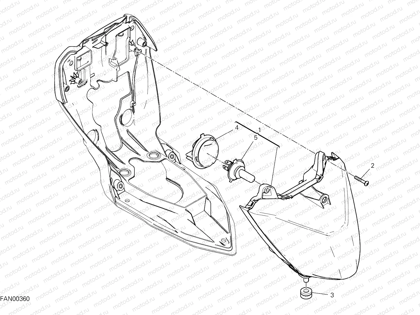 HEADLIGHT [MOD:HYM950SP]