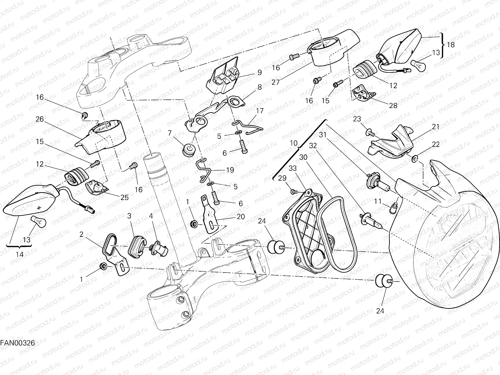 HEADLIGHT [MOD:M 1200]