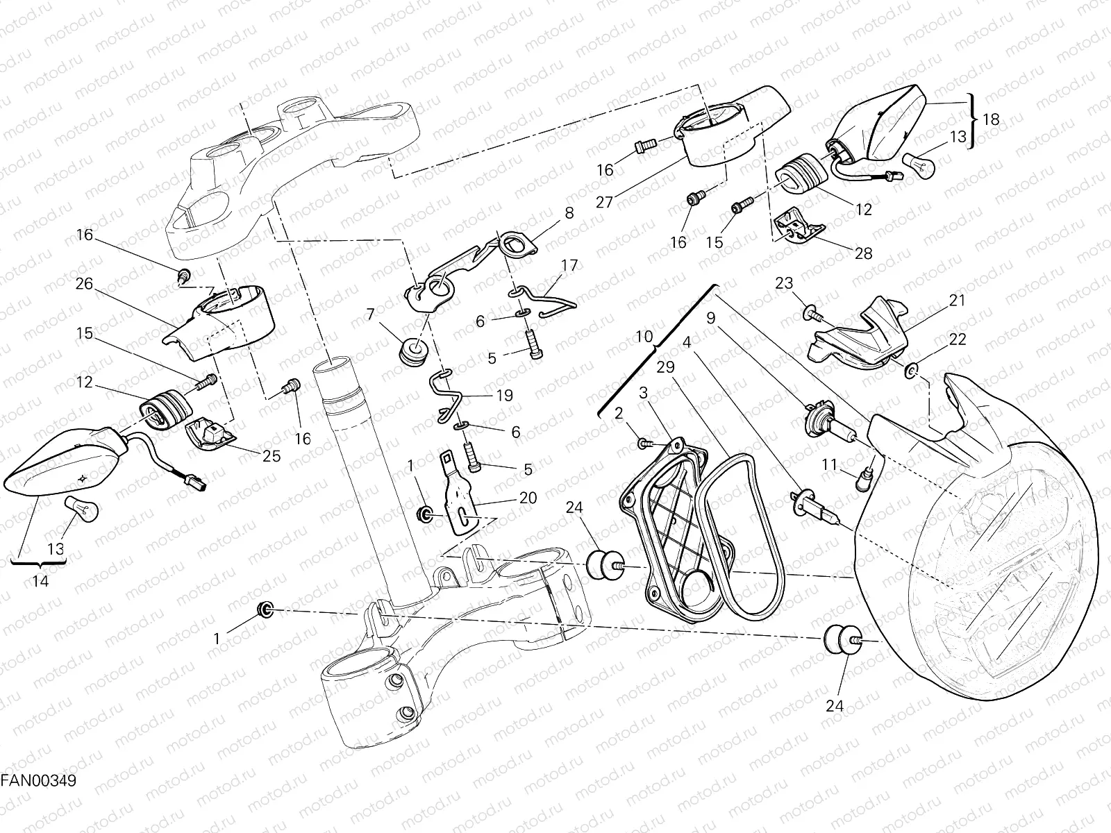 HEADLIGHT [MOD:M 797]