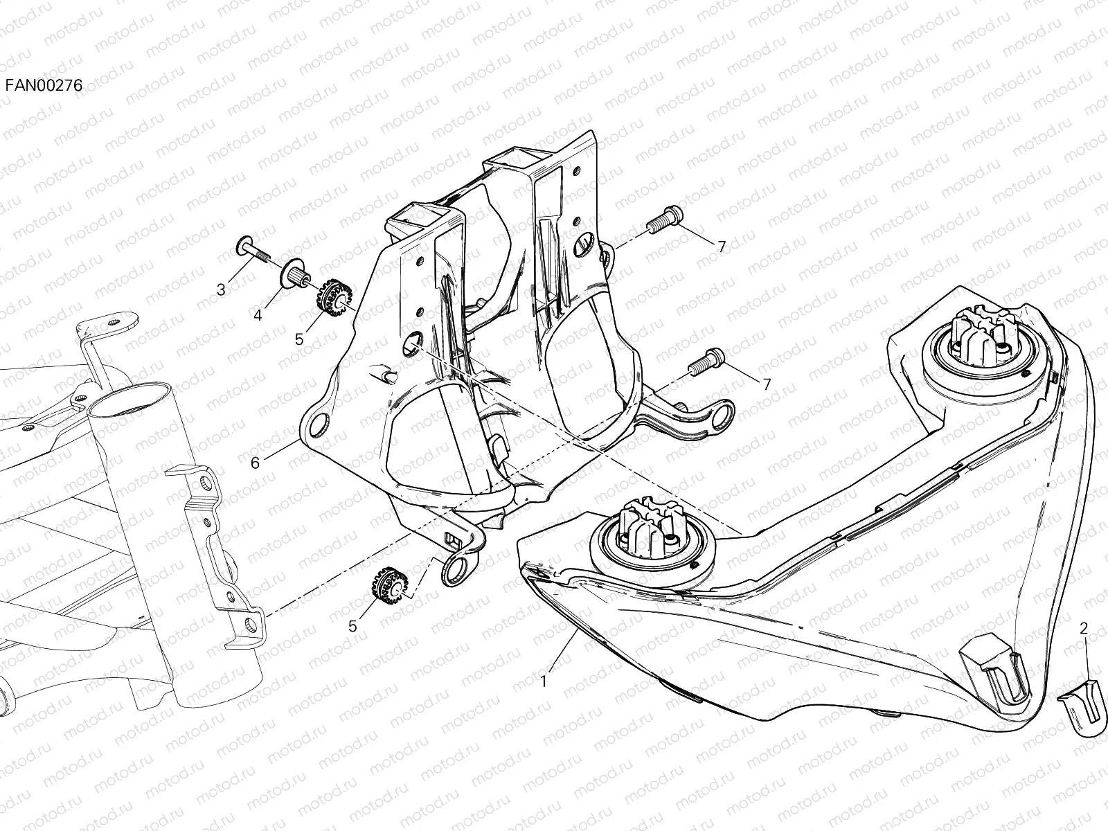 HEADLIGHT [MOD:MS1200S;XST:AUS,EUR,FRA,JAP]