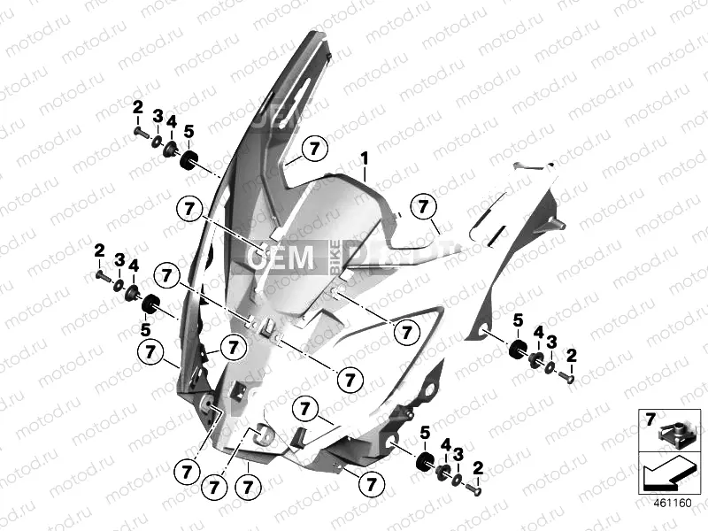 Headlight mount