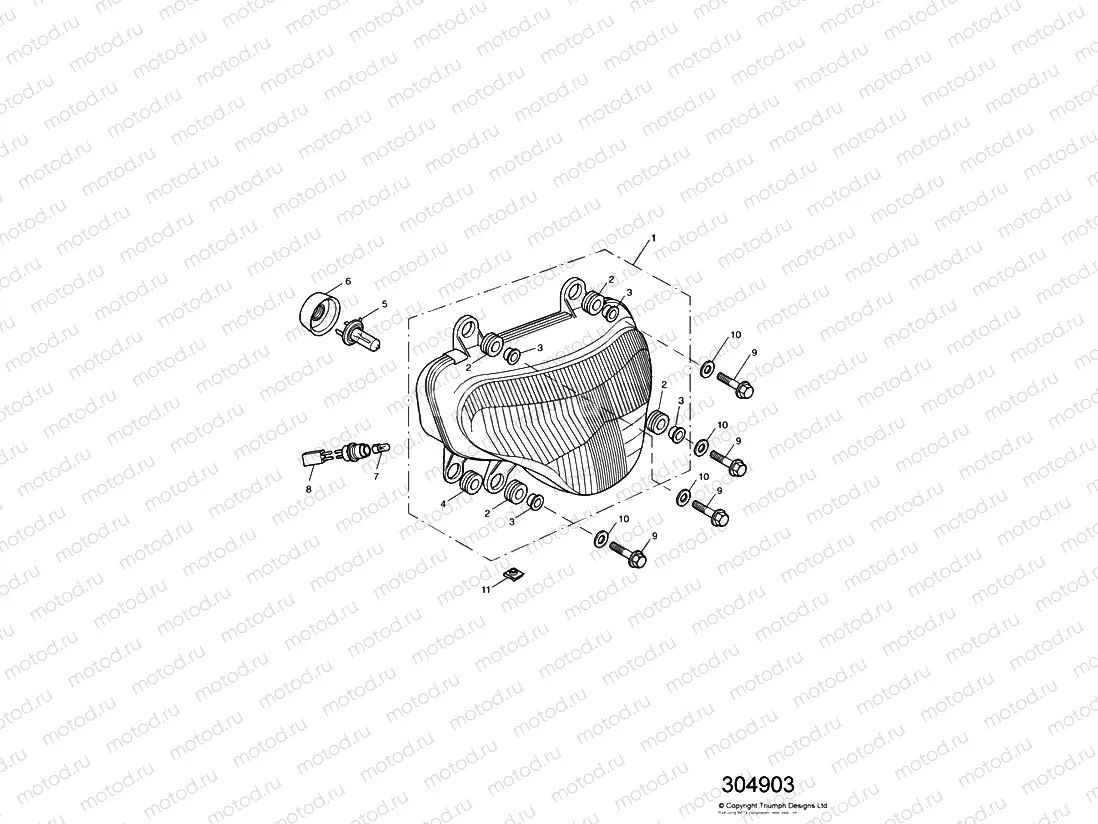 Headlight & Mountings