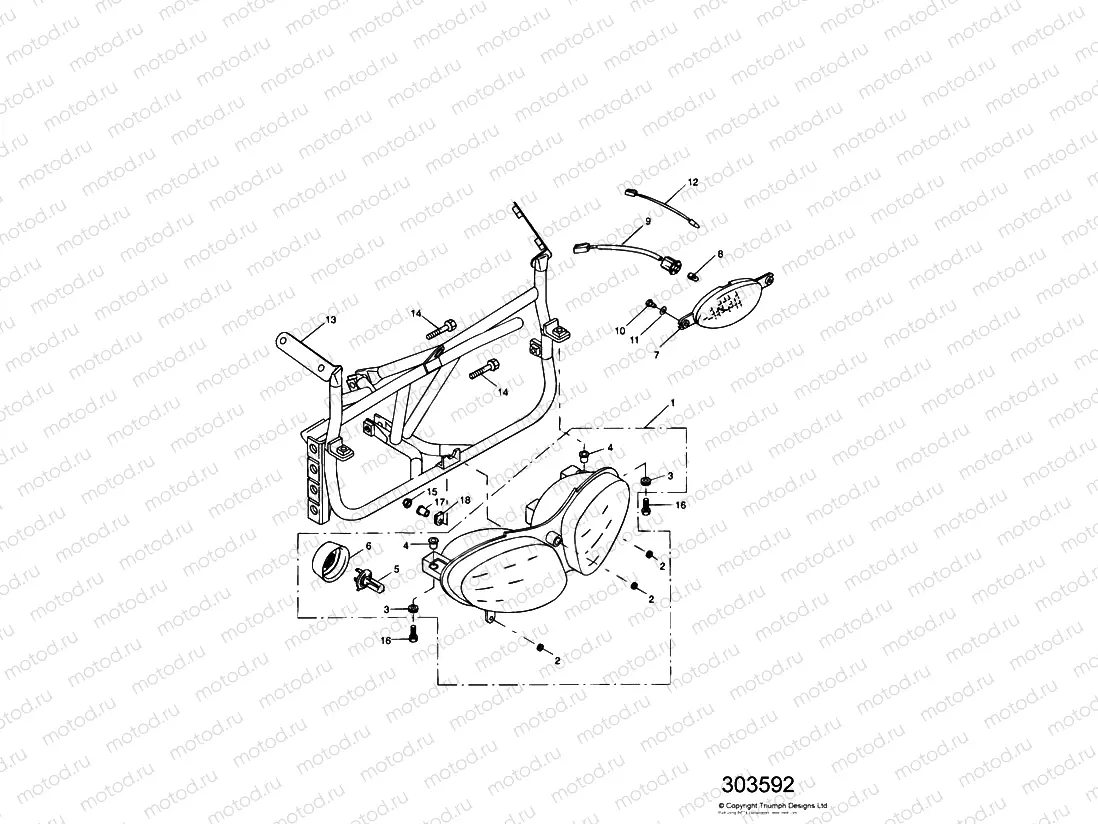 Headlight, Mountings
