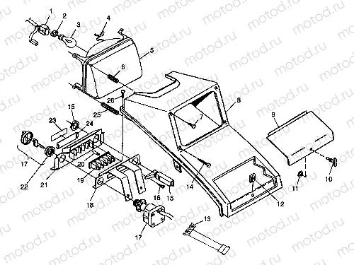 HEADLIGHT - N98AC42D (4945214521C008) | HEADLIGHT - N98AC42D (4945214521C008)