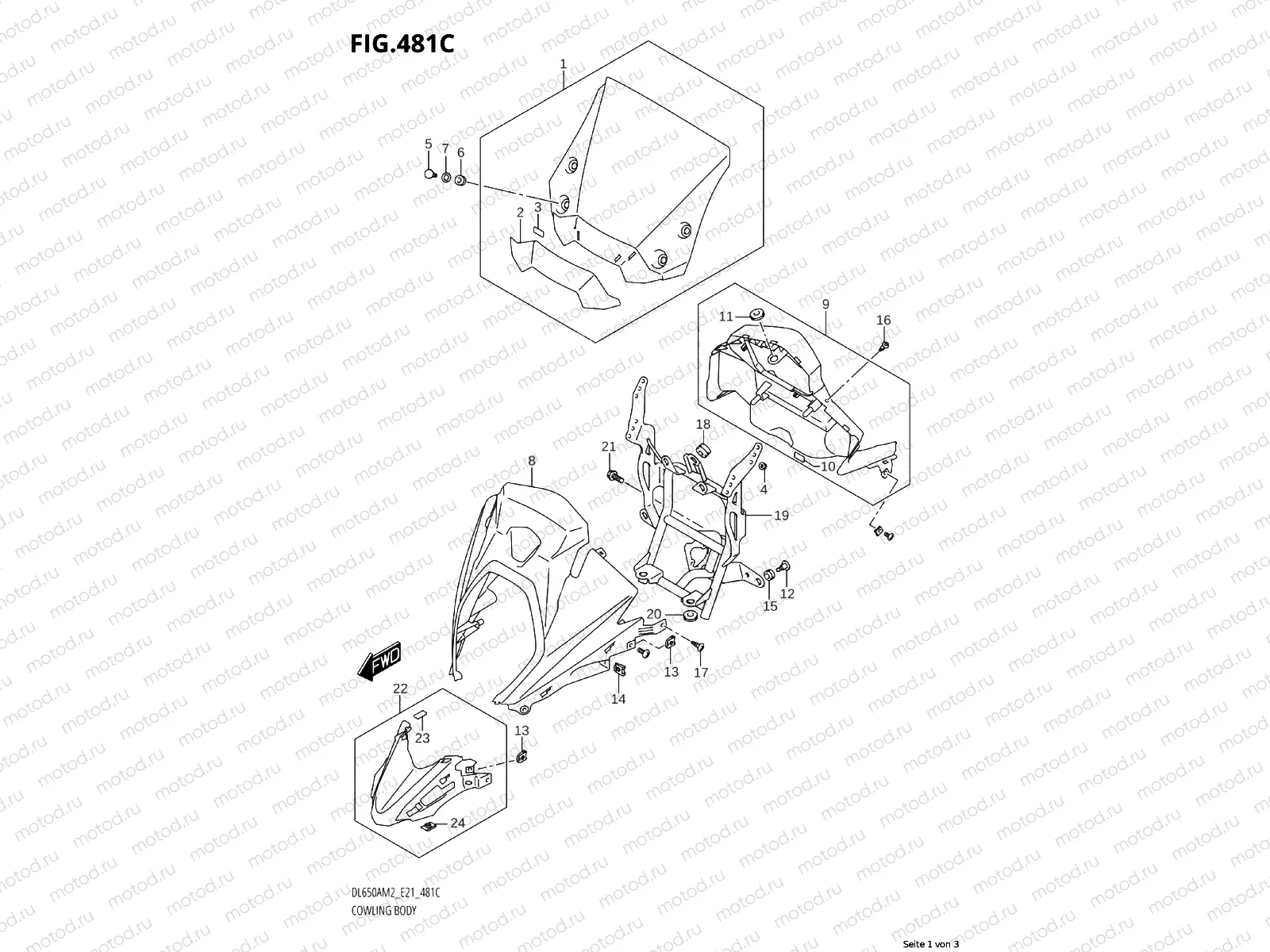HEADLIGHT SHELL (XAM)