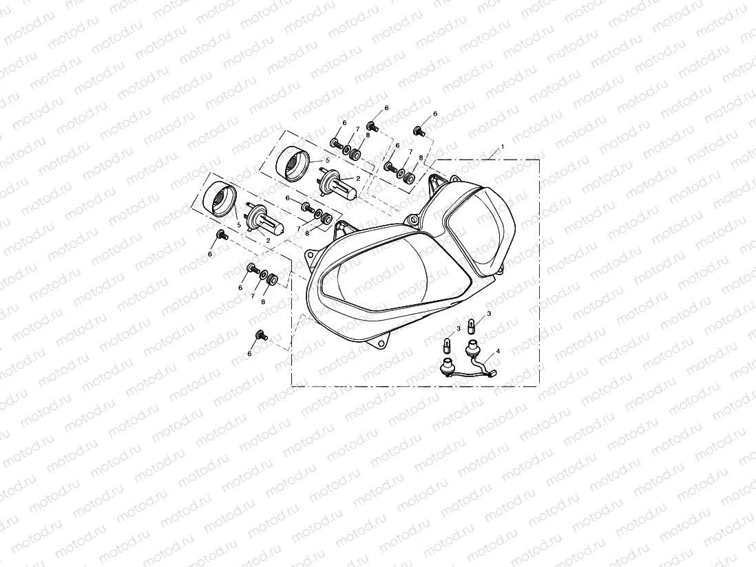 Headlight/Mountings 186151 »