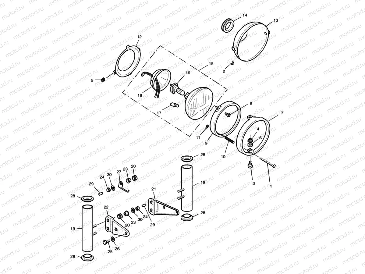 Headlight/Mountings
