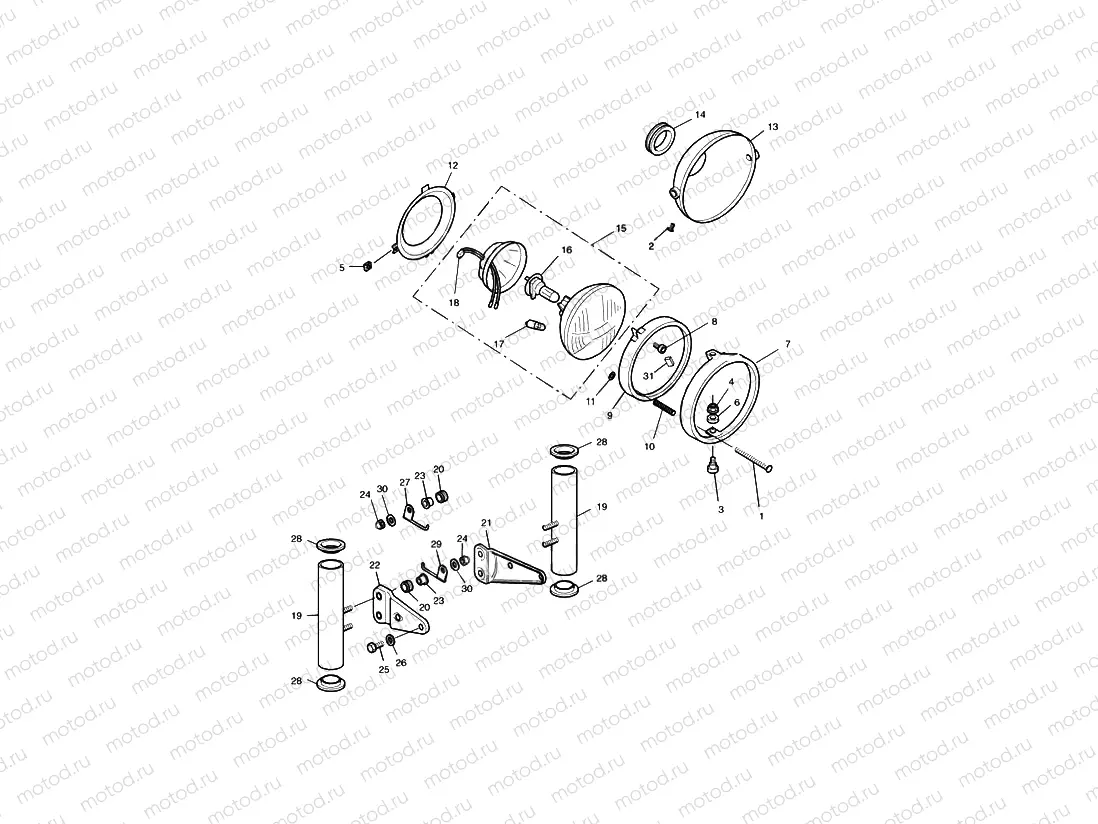 Headlight/Mountings