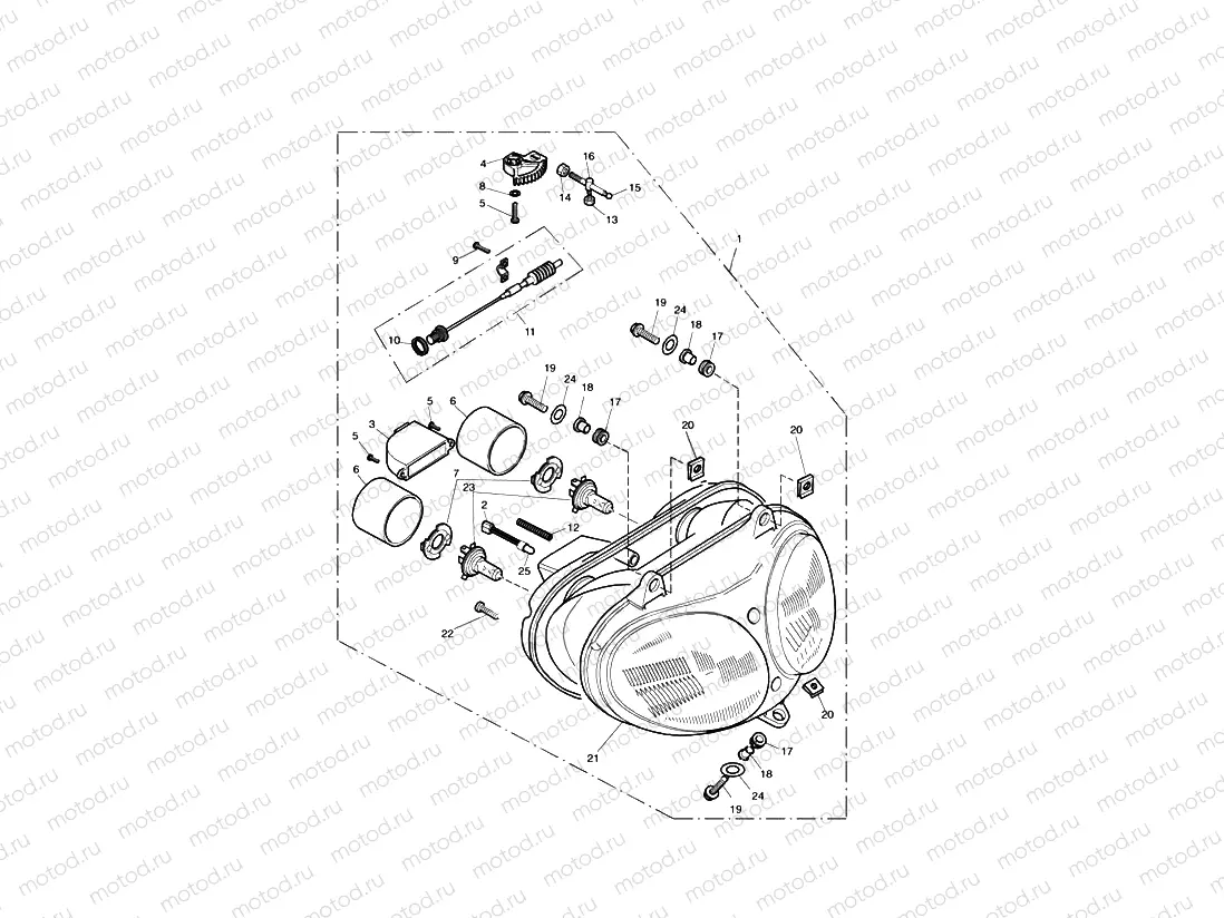 Headlight/Mountings