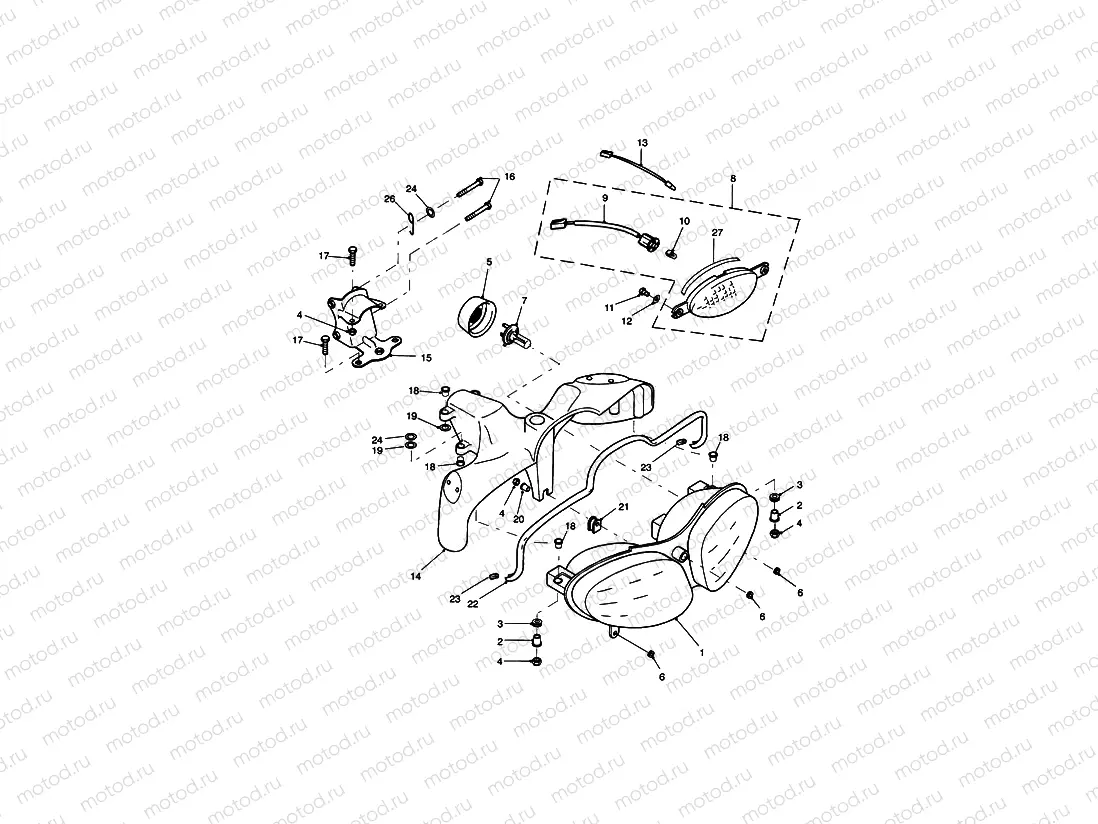 Headlight/Mountings