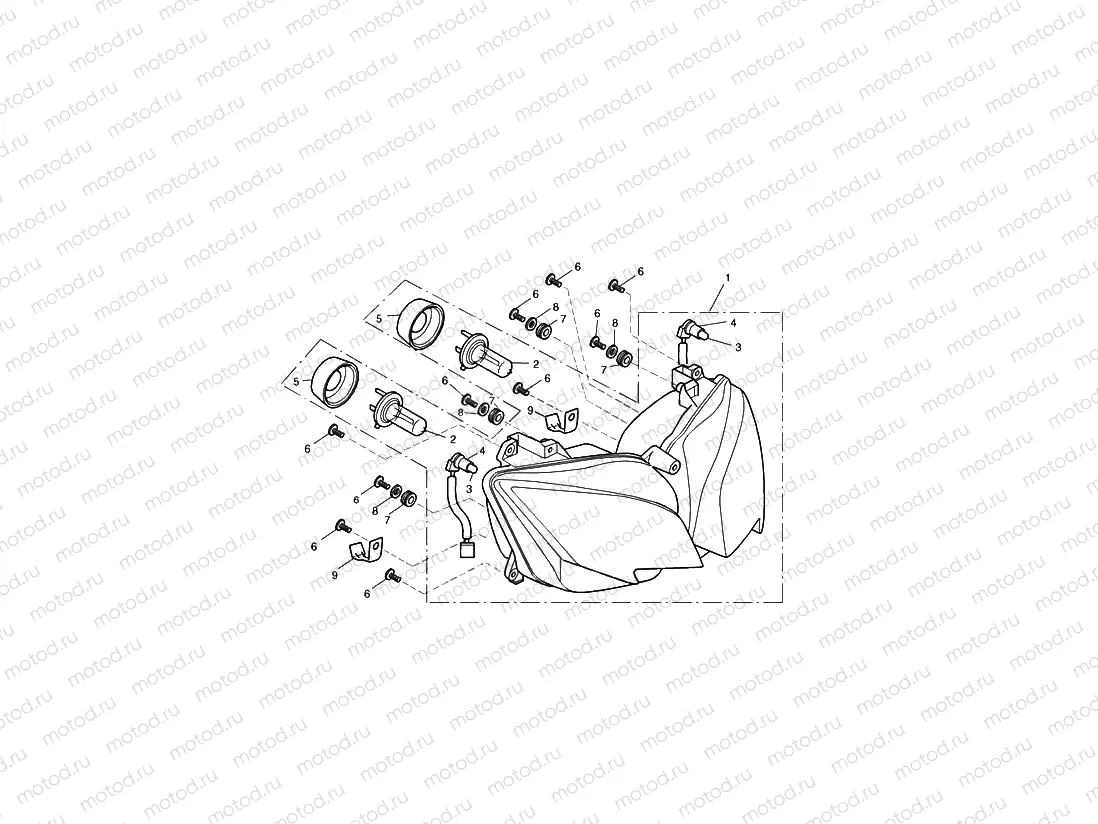 Headlight/Mountings