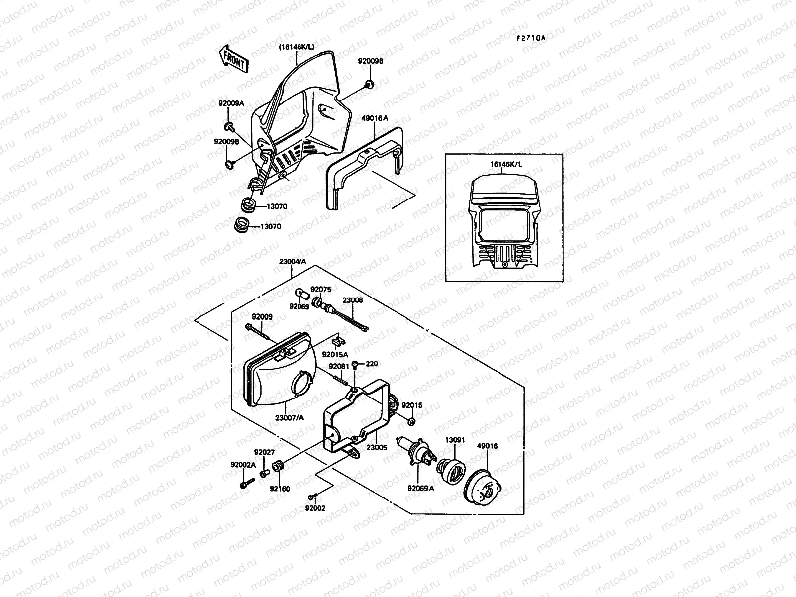 Headlight(s)(KL250-D6)