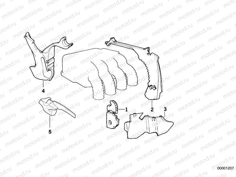 Heat screening, engine