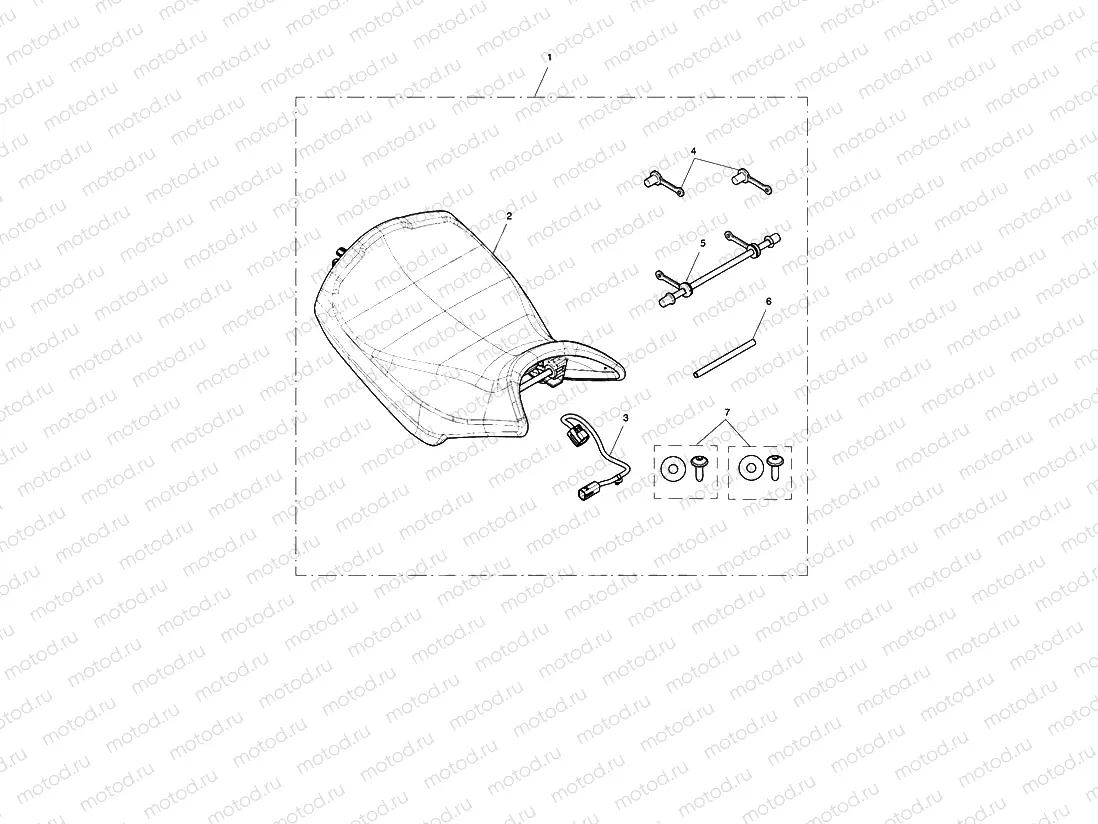 Heated Rider Seat, Low