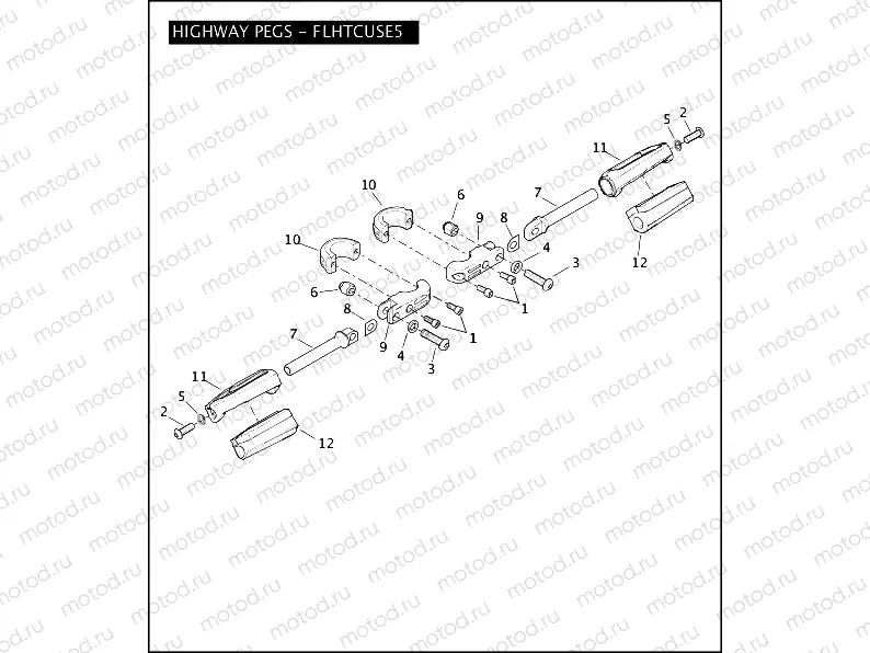 HIGHWAY PEGS - FLHTCUSE5
