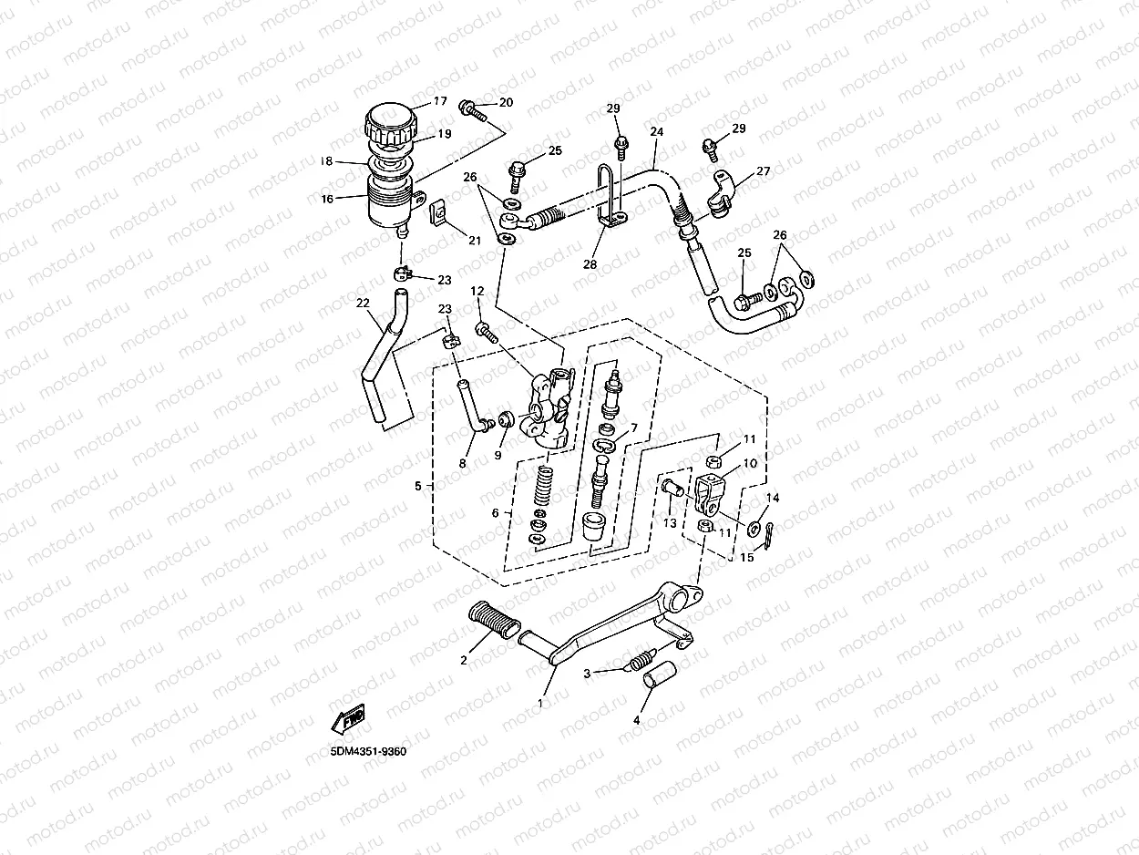 HINTERER HAUPTBREMSZYLINDER