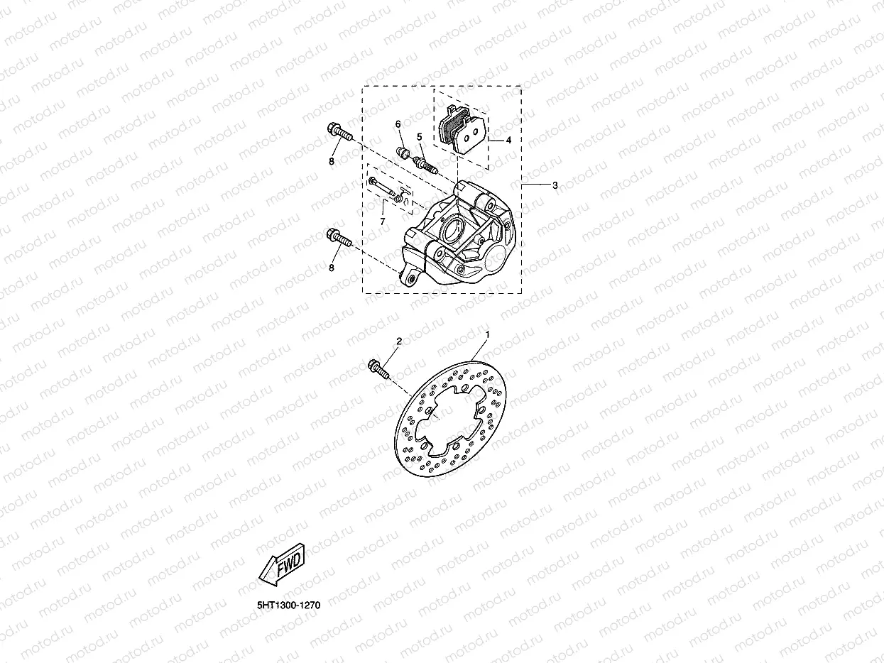 HINTERRAD BREMSSATTEL
