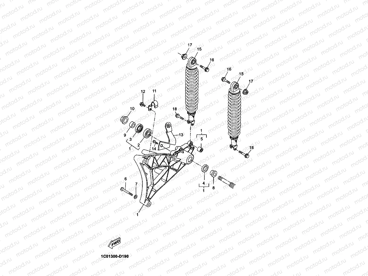 HINTERRADSCHWINGE&AUFHAENGUNG