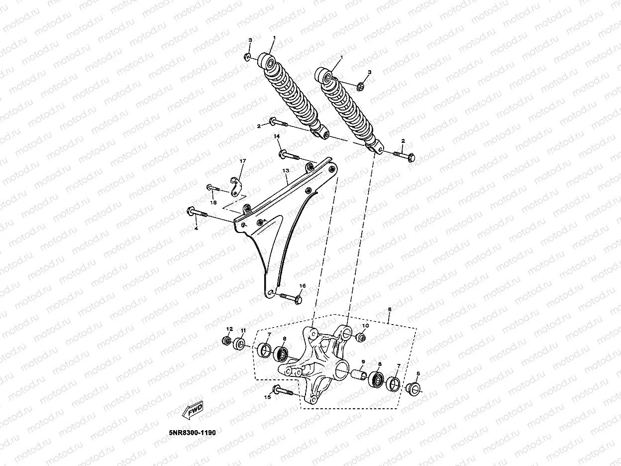 HINTERRADSCHWINGE&AUFHAENGUNG