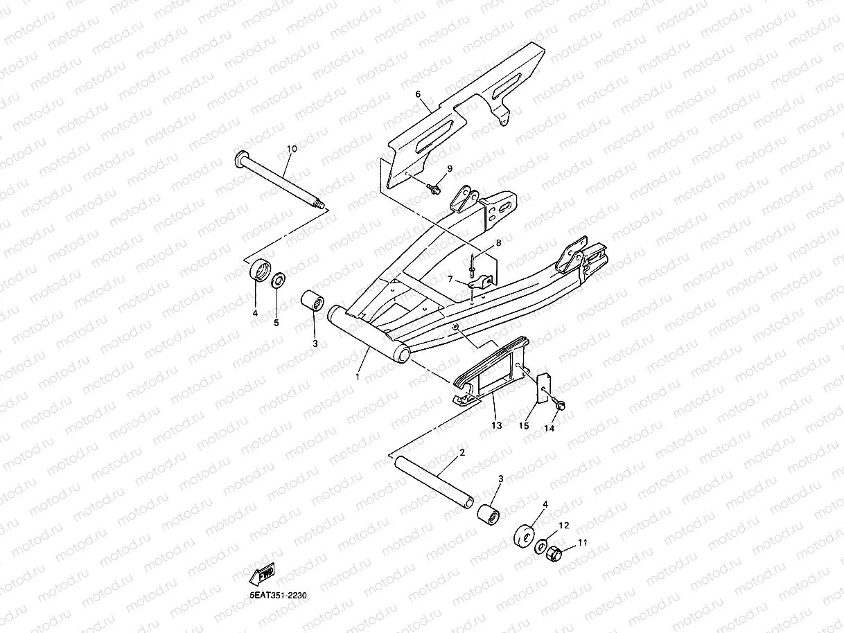 HINTERRADSCHWINGE&AUFHAENGUNG