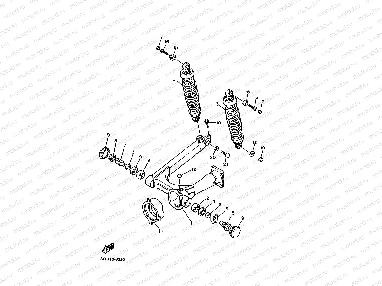HINTERRADSCHWINGE&AUFHAENGUNG
