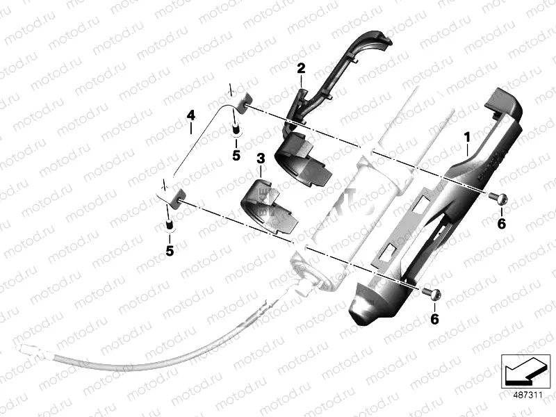 HOLDER FOR ENGINE SPRING STRUT
