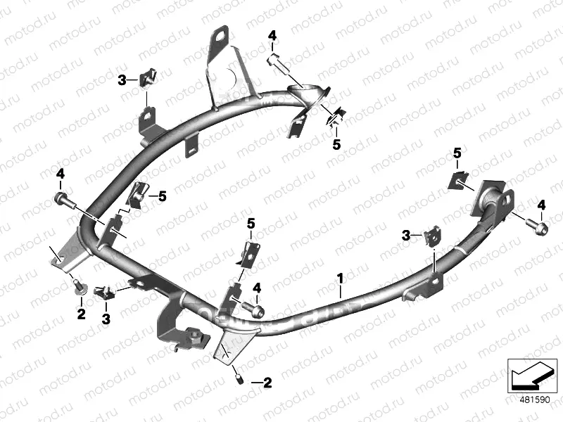 HOLDER FRONT PANEL CARRIER