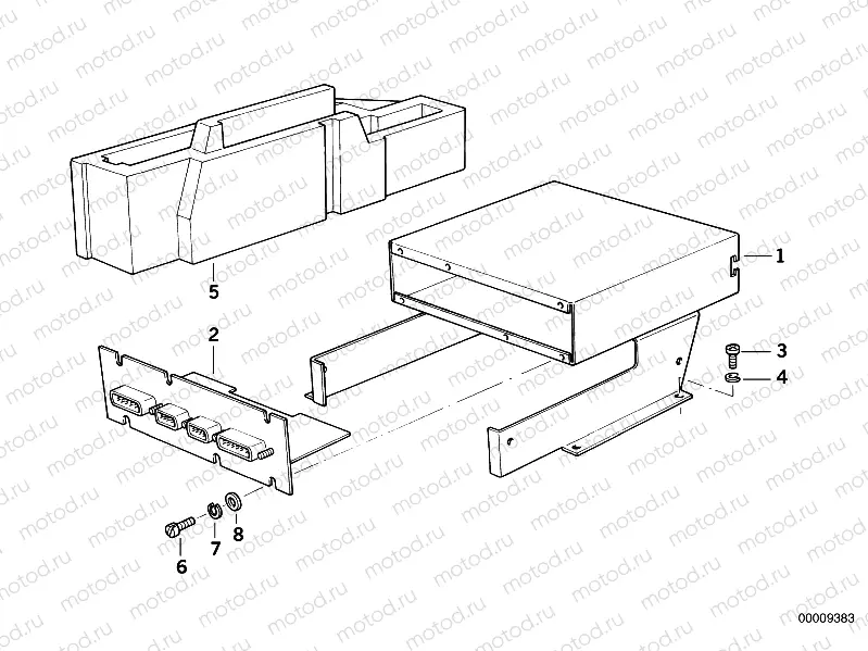 Holder, radio telephone