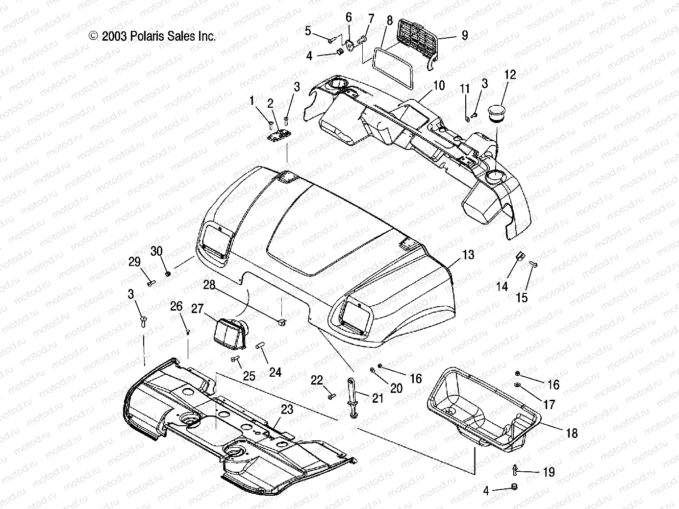 HOOD - A04RB42AA/A04RD50AA/AB/AC/A04RF50AA (4987918791A07) | HOOD - A04RB42AA/A04RD50AA/AB/AC/A04RF50AA (4987918791A07)