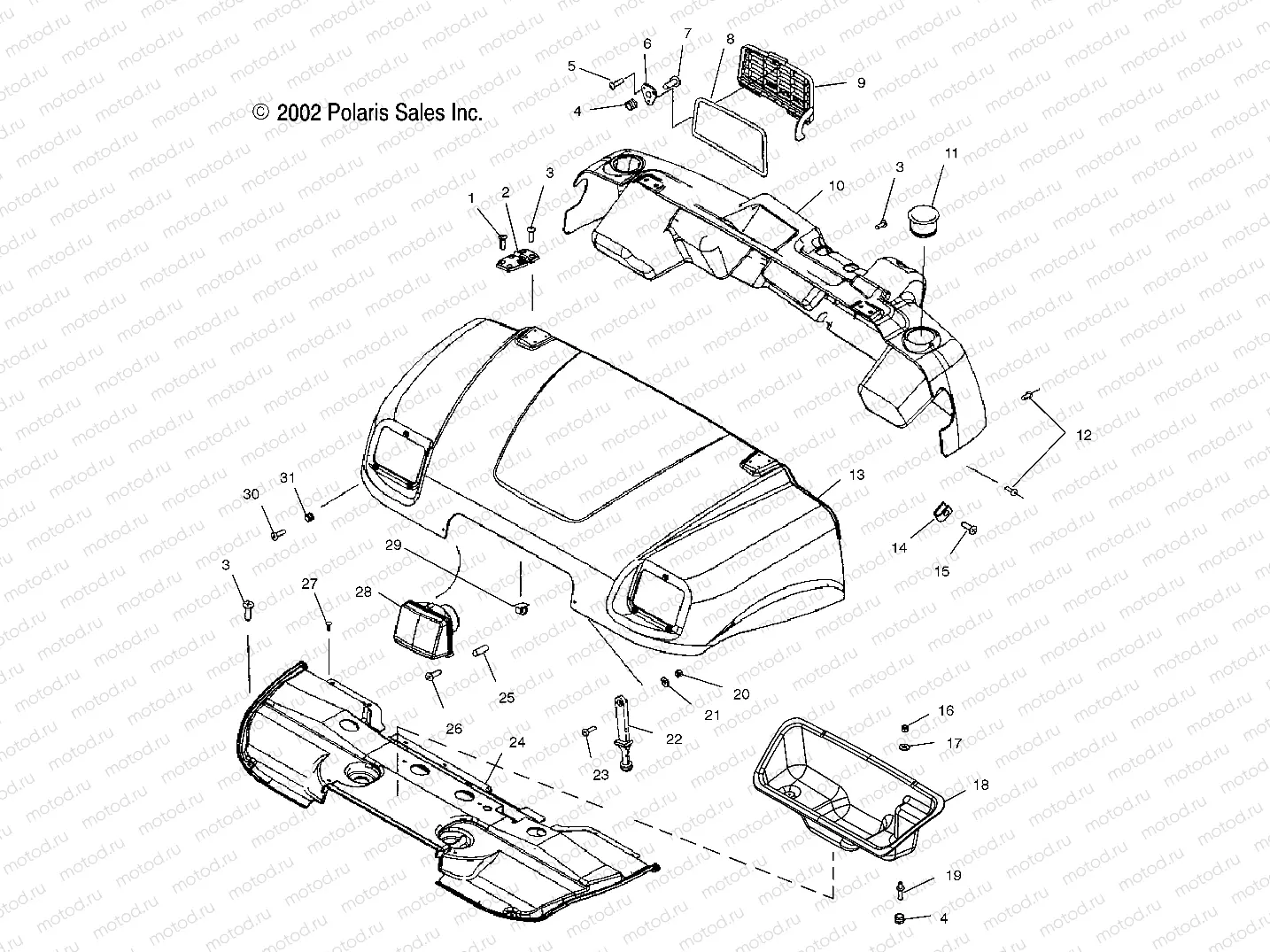 HOOD - C11RB42AA/C11RD50AA/AB/C11RF50AA (4981898189A07) | HOOD - C11RB42AA/C11RD50AA/AB/C11RF50AA (4981898189A07)