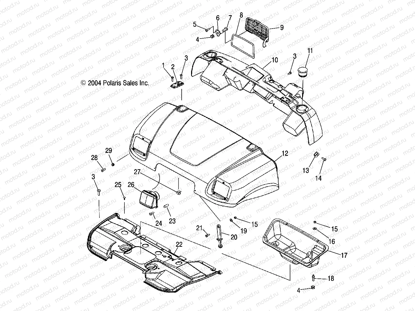 HOOD - R05RB63AA (4998179817A08) | HOOD - R05RB63AA (4998179817A08)