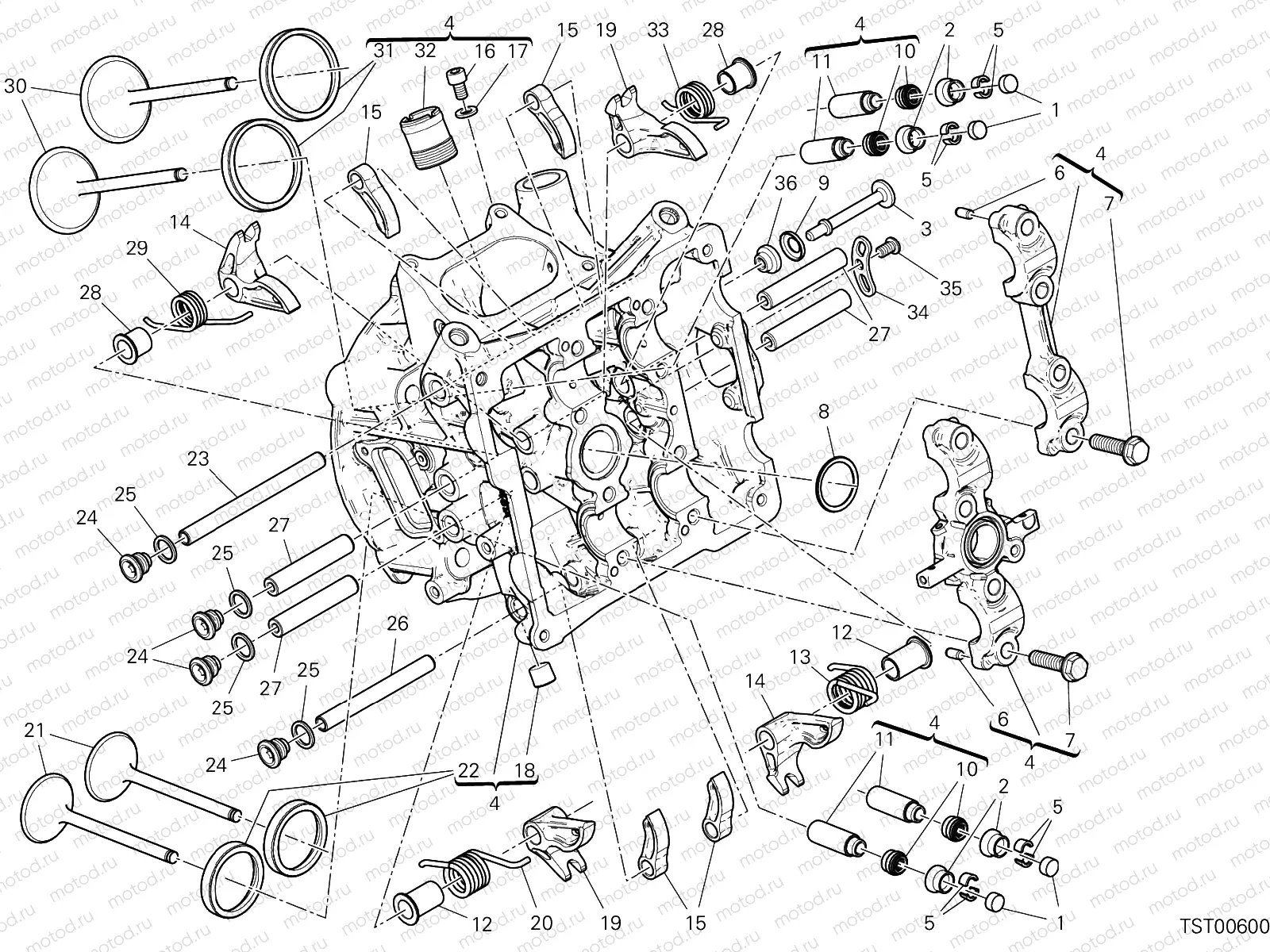 HORIZONTAL HEAD [MOD:1299R FE]