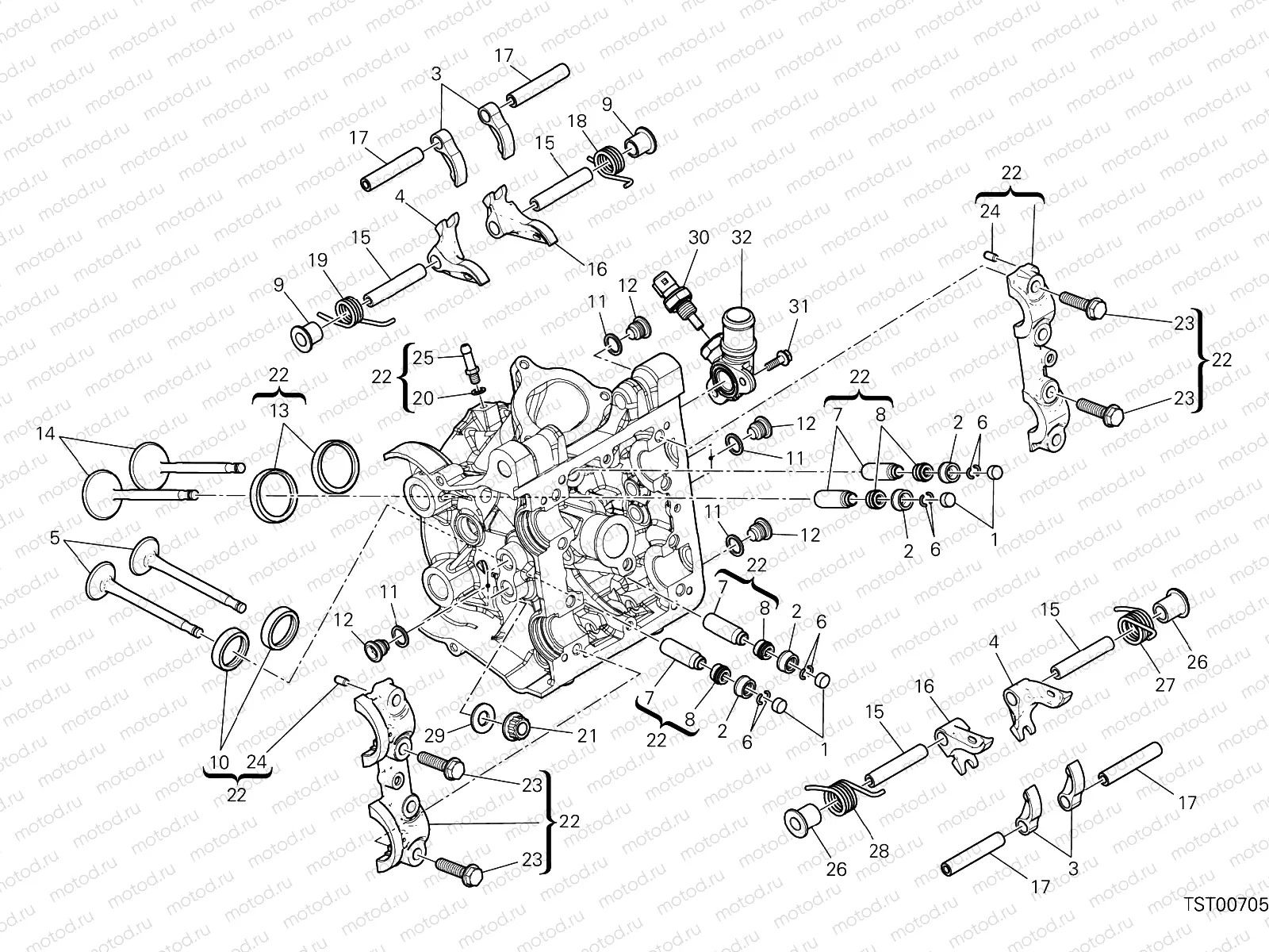 HORIZONTAL HEAD [MOD:M937]