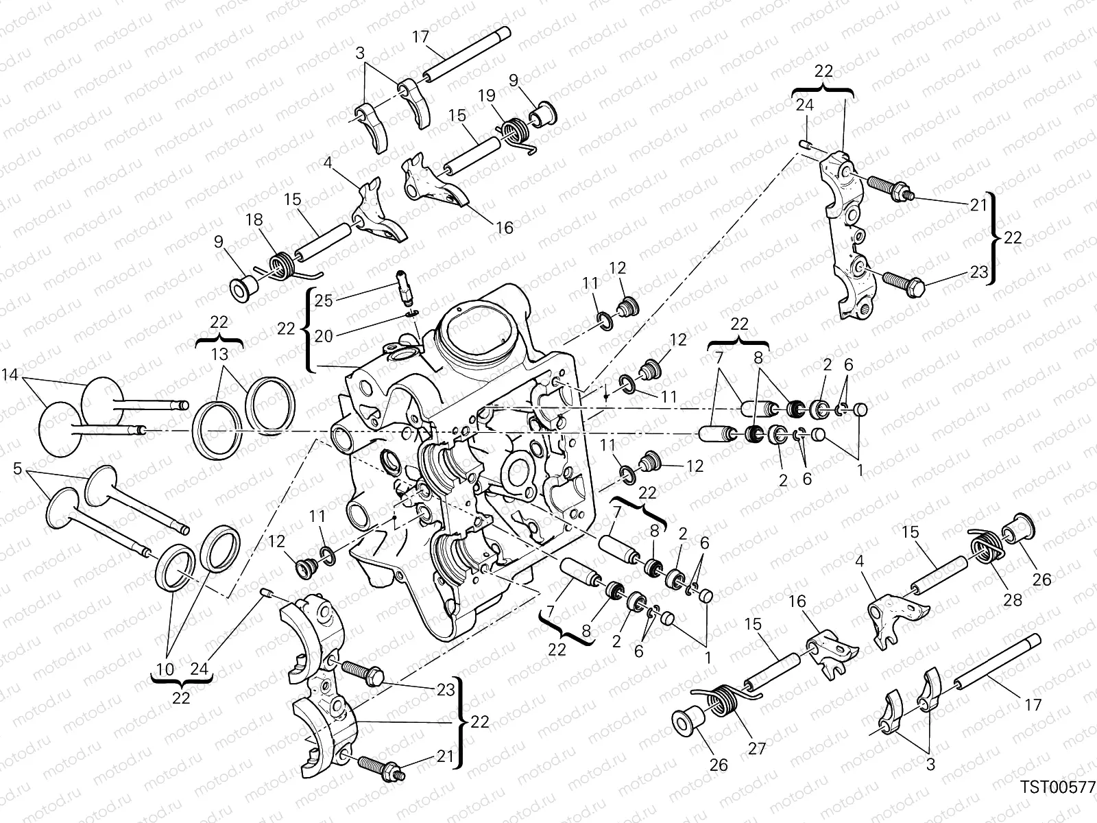 HORIZONTAL HEAD [MOD:XDIAVELS]