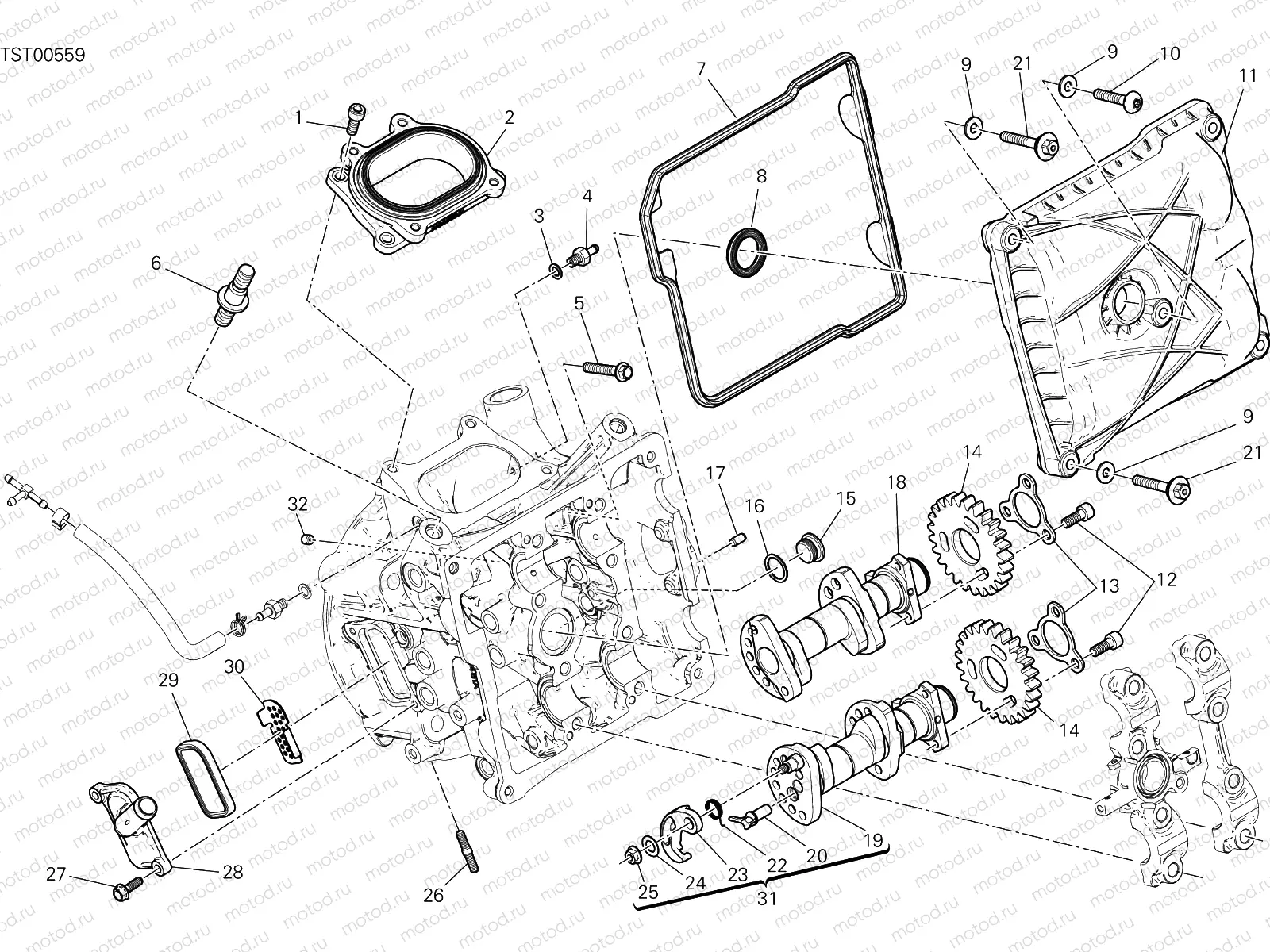 HORIZONTAL HEAD – TIMING SYSTEM [MOD:959,959 AWS]