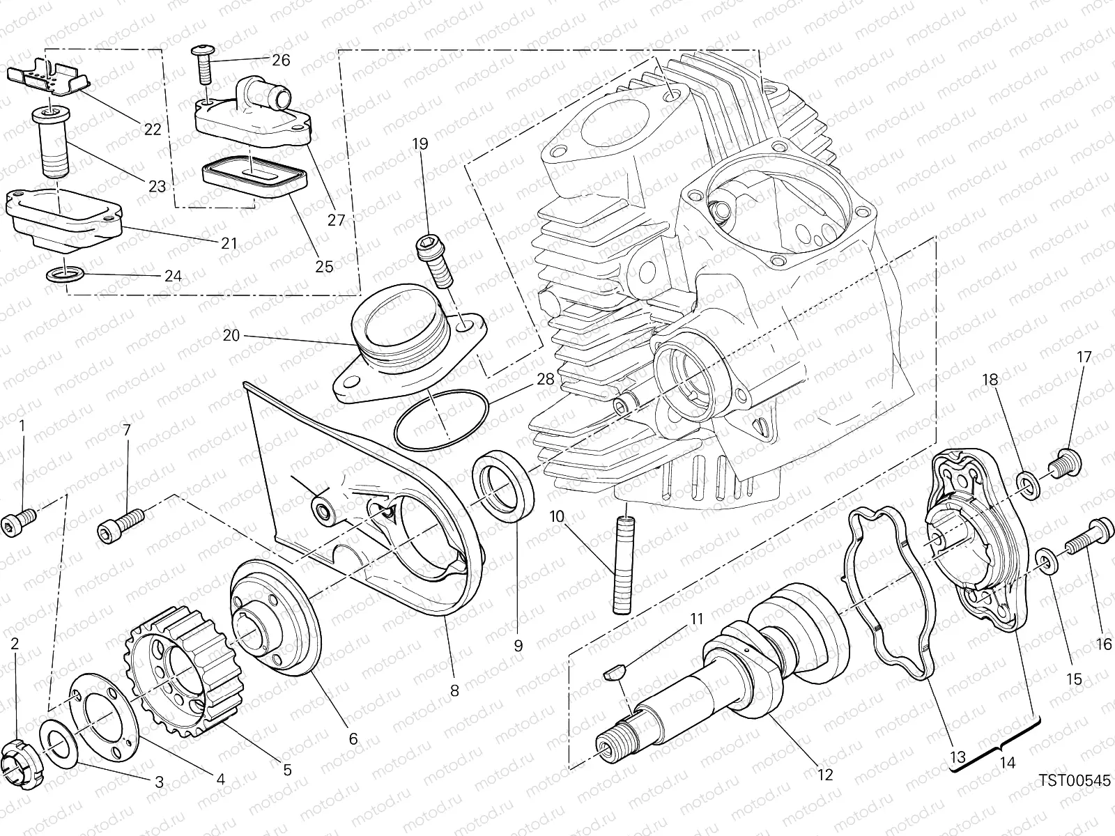HORIZONTAL HEAD – TIMING SYSTEM [MOD:M 797]