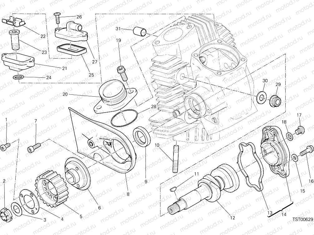 HORIZONTAL HEAD – TIMING SYSTEM [MOD:SCR800CR]
