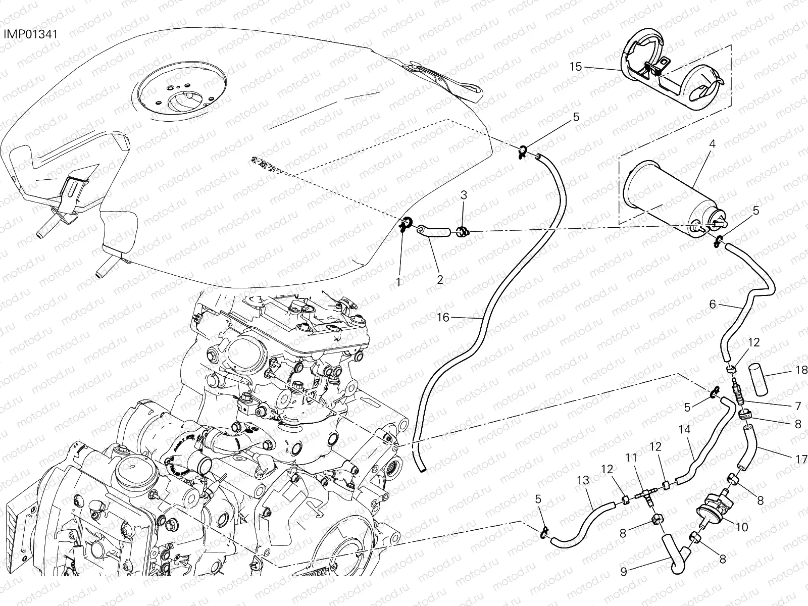 HOT AIR PIPE CANISTER [MOD:XDIAVEL]