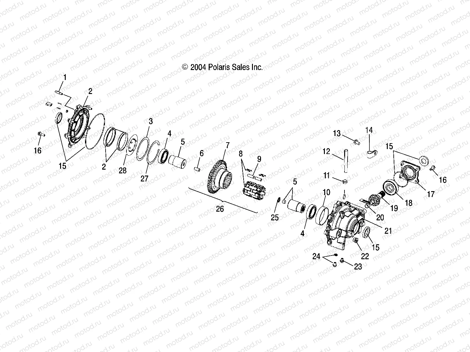 HOUSING | HOUSING, FRONT - A05MH68AP (4999609960D05)
