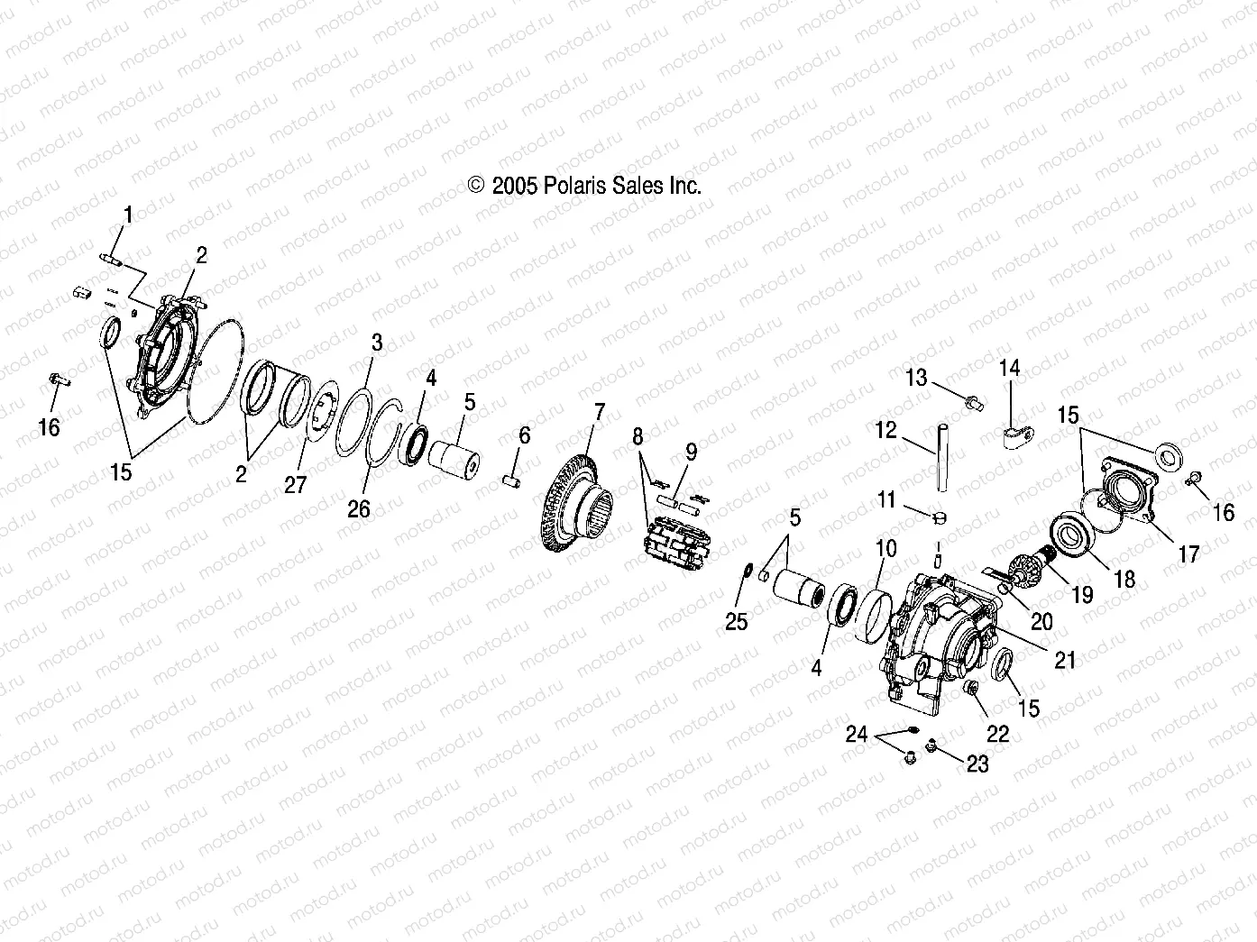 HOUSING | HOUSING, FRONT (DEMAND DRIVE) - A06MH68AA/AD/AF (4999200179920017D03)
